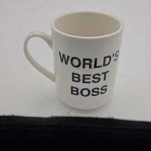 The Office Mug Worlds Best Boss White Black Officially Licensed Innovative USA